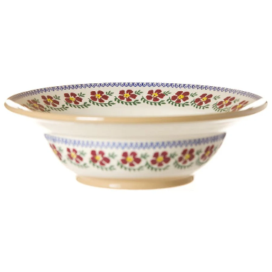 Pasta server - old Rose design