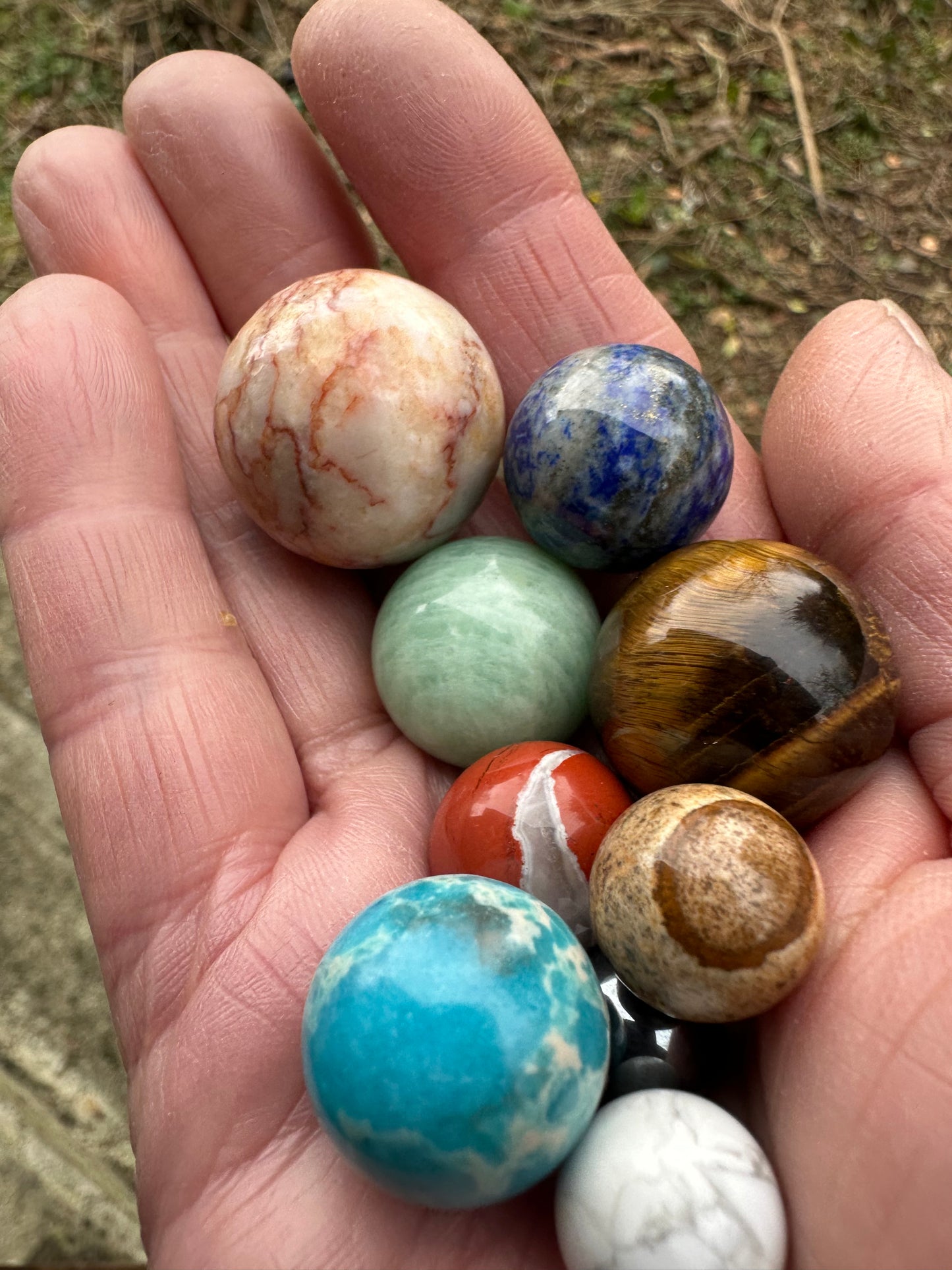Solar system gemstones