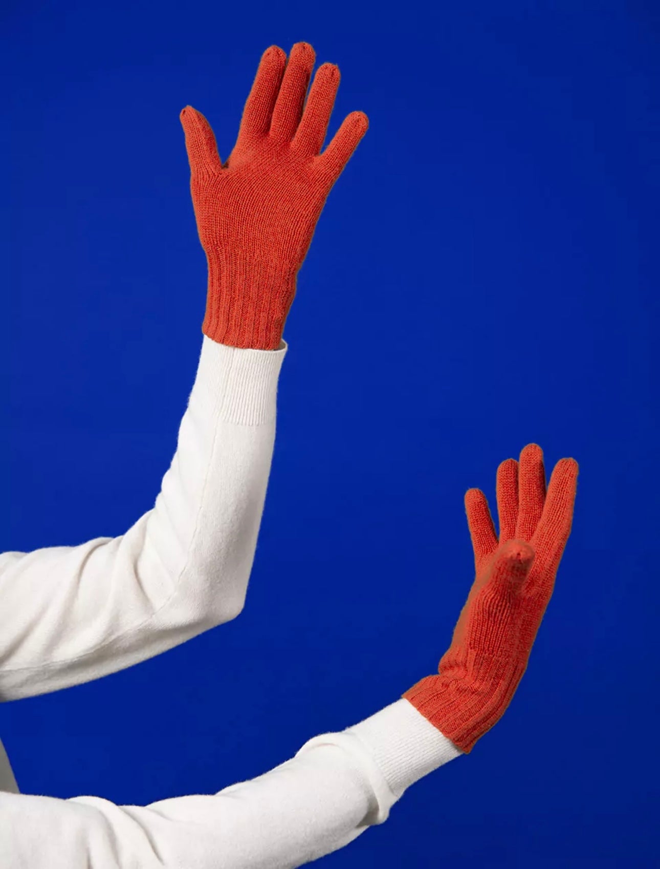 Pure cashmere gloves