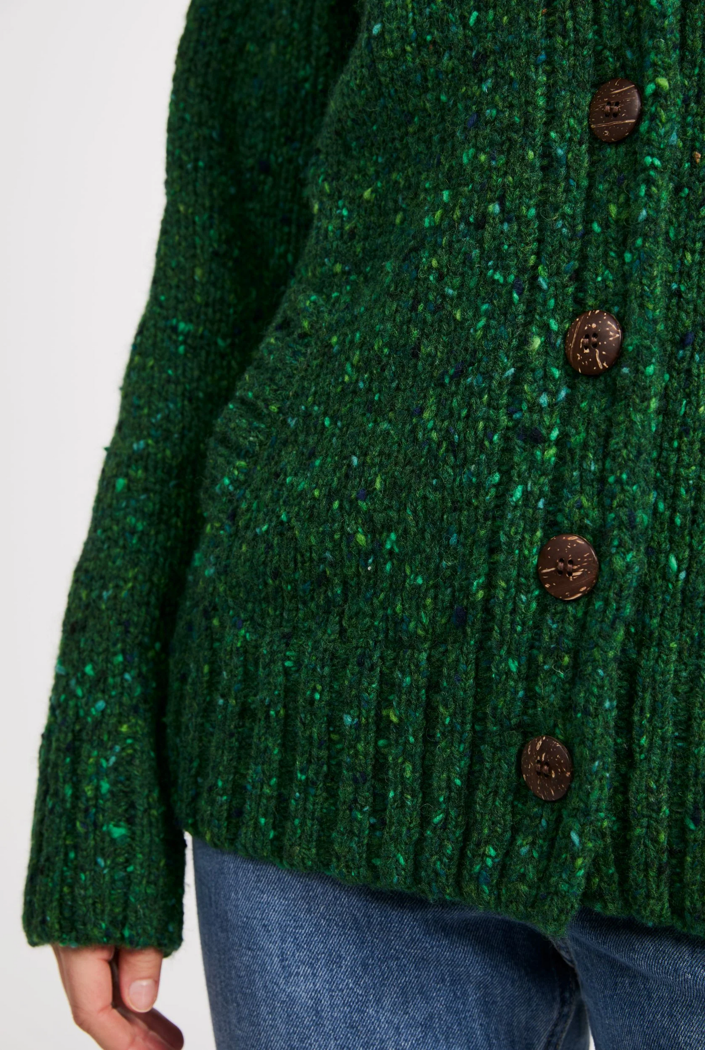 Donegal Tweed Cardigan XL