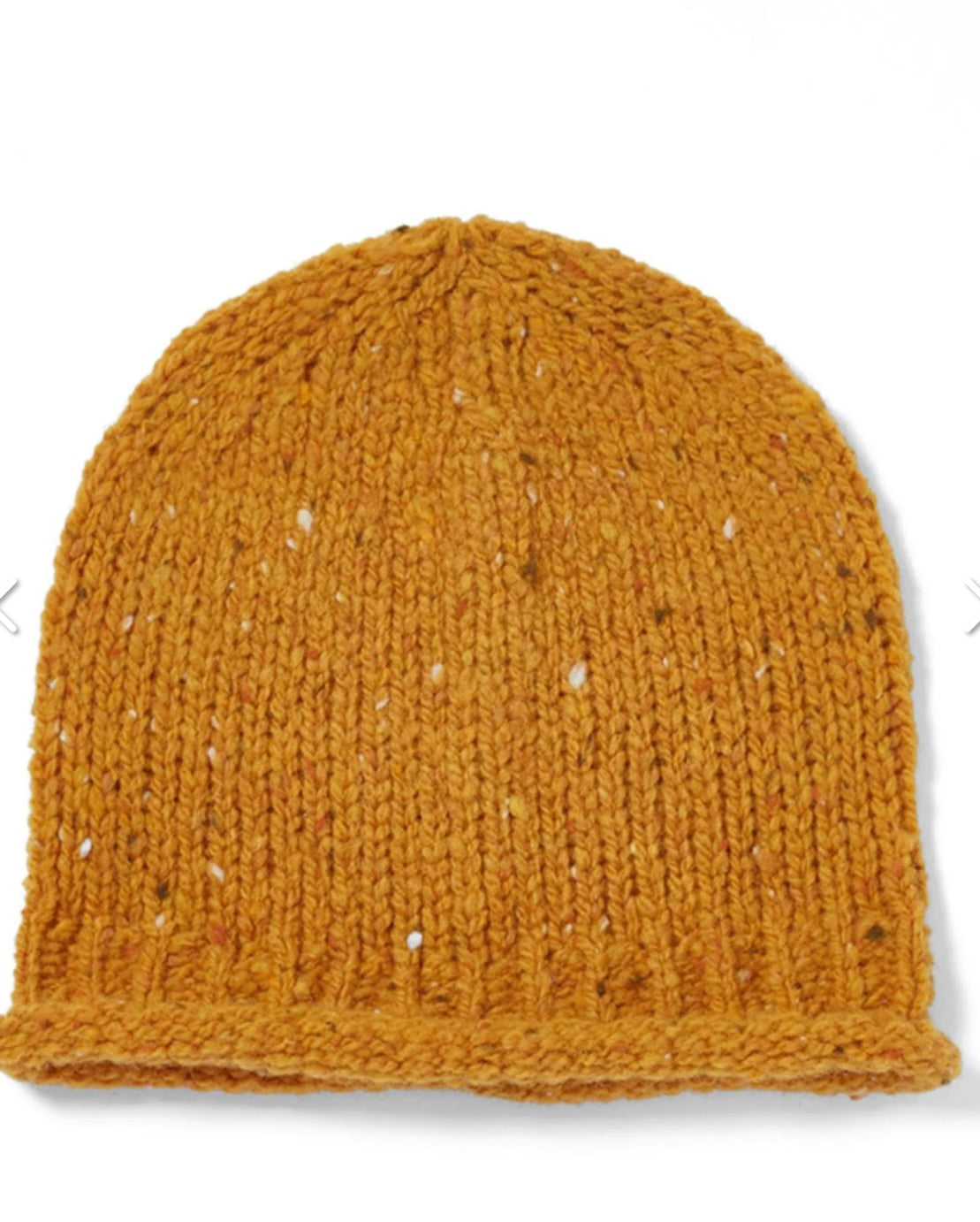 Wool  beanie hat - dark green