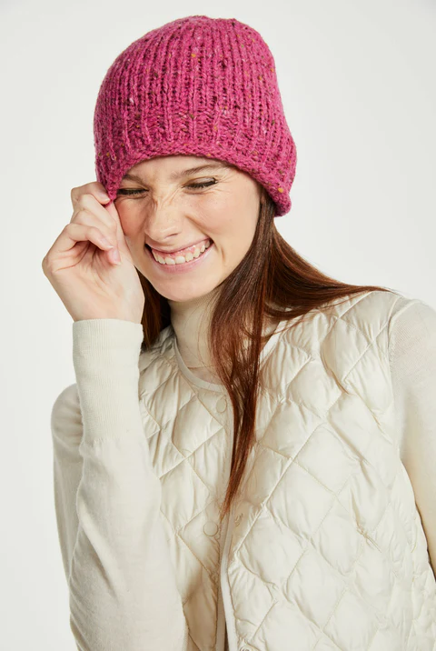 Woollen beanie -pink