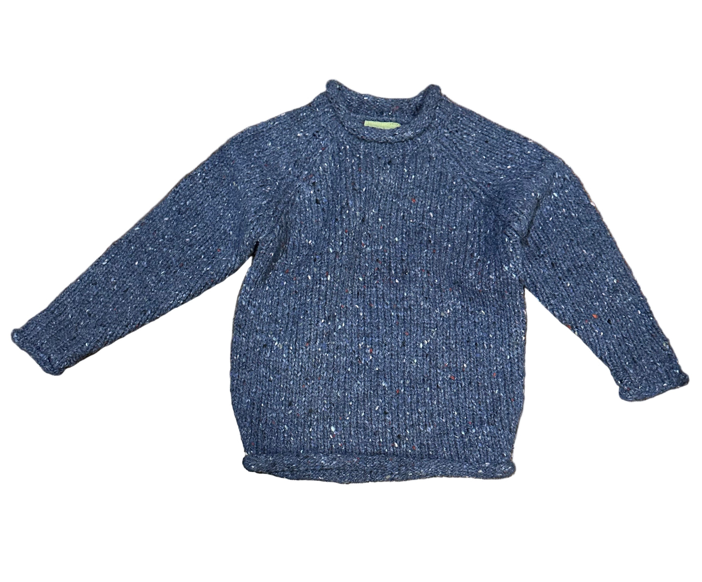 Child’s Irish wool sweater - denim