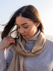 Merino luxury wool scarf