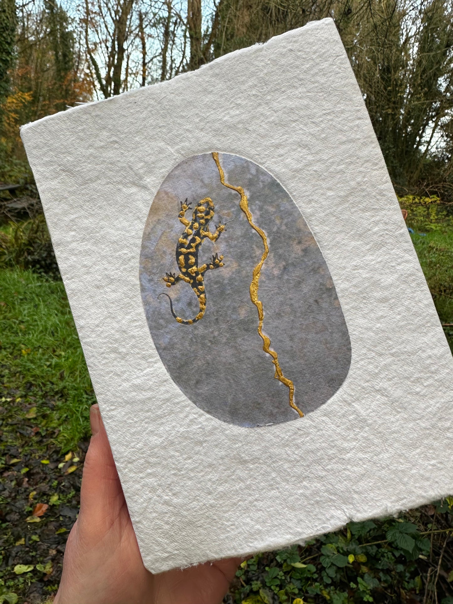 Handmade paper book