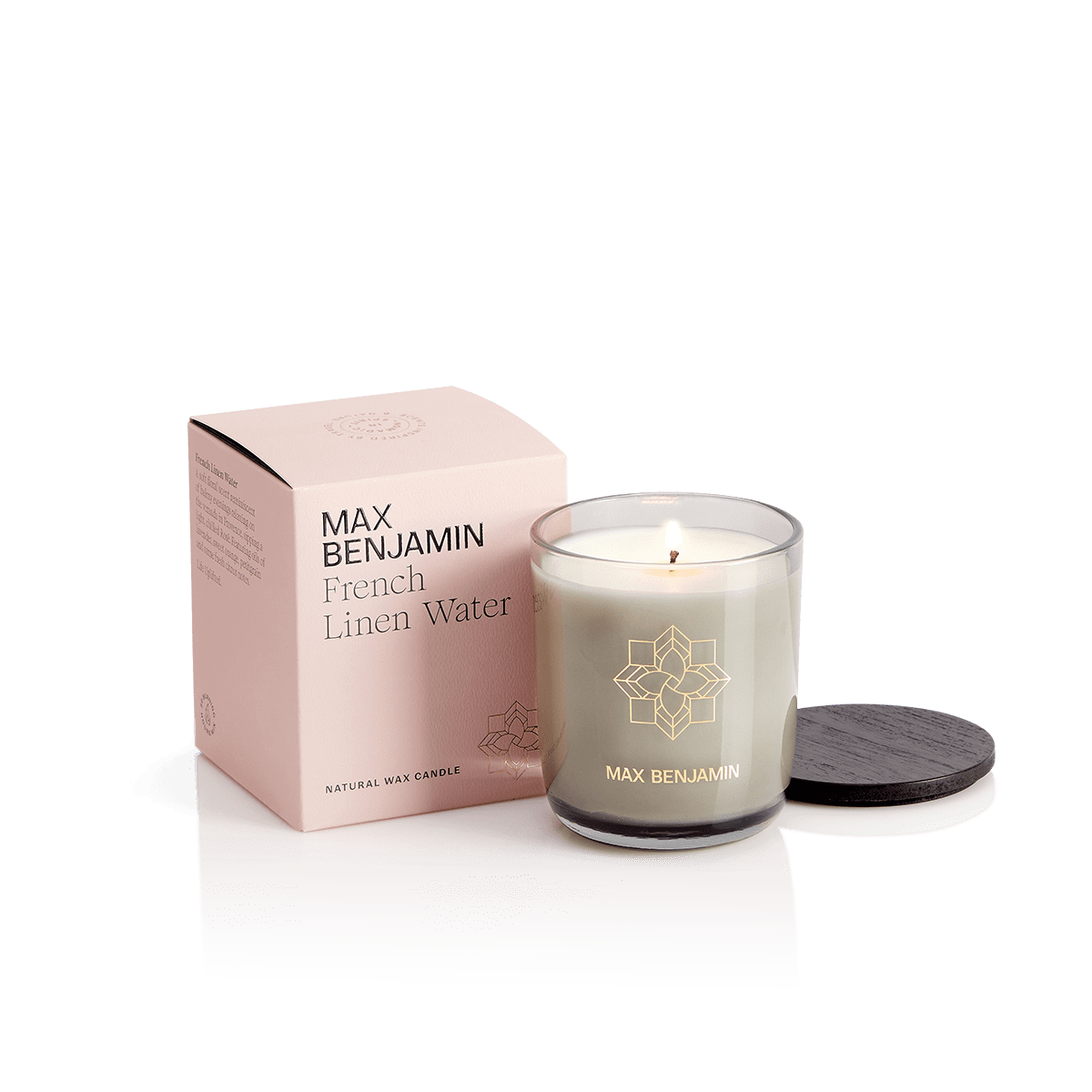 Max Benjamin French linen water candle