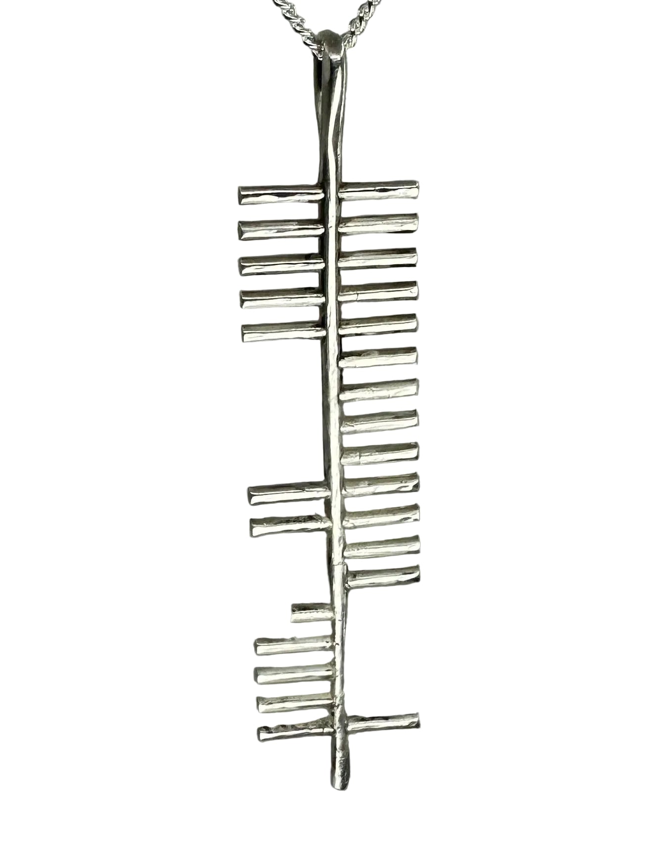 Athlone Ogham Treasure sculpted pendant
