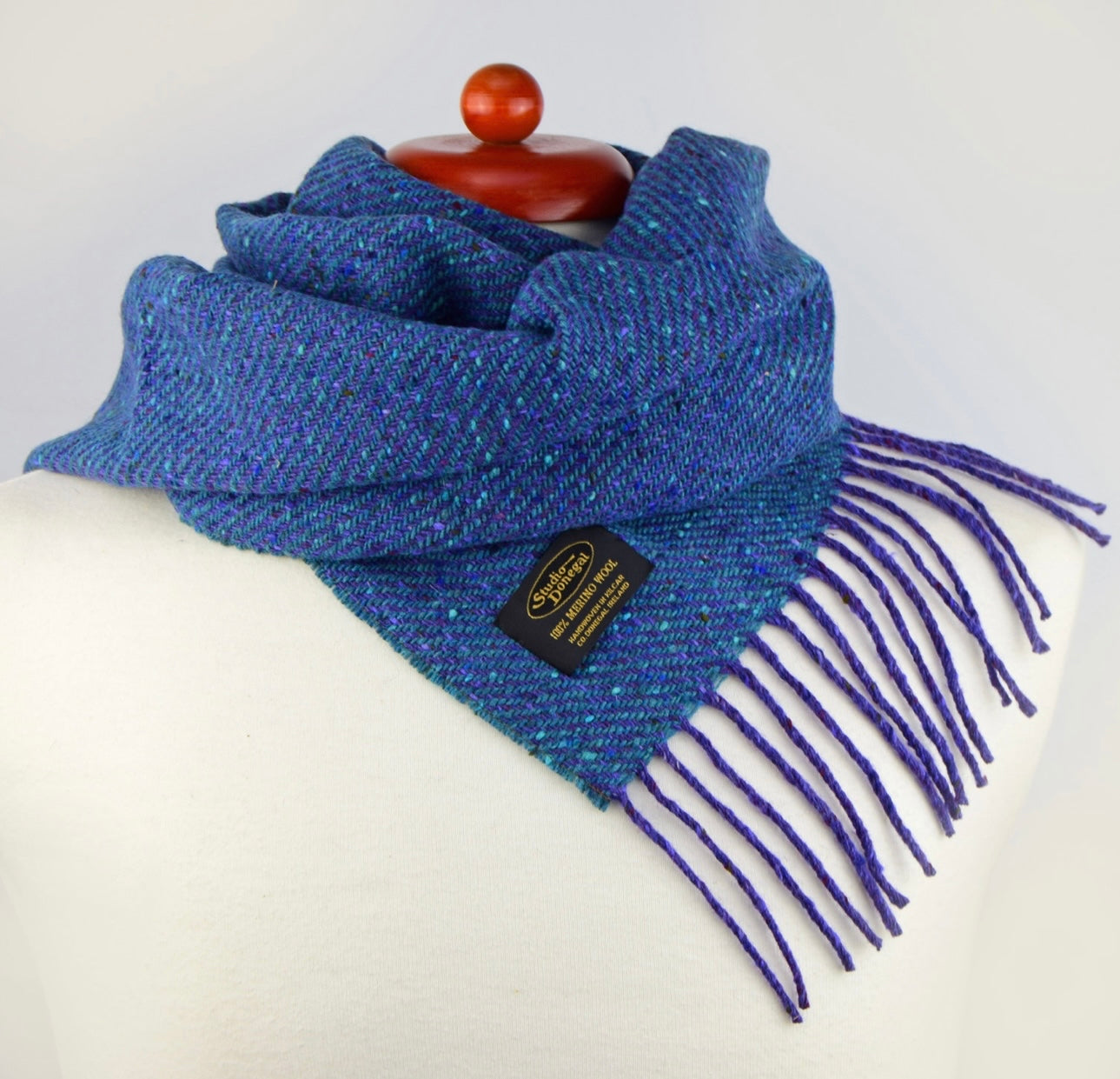 Studio Donegal Merino twill scarf