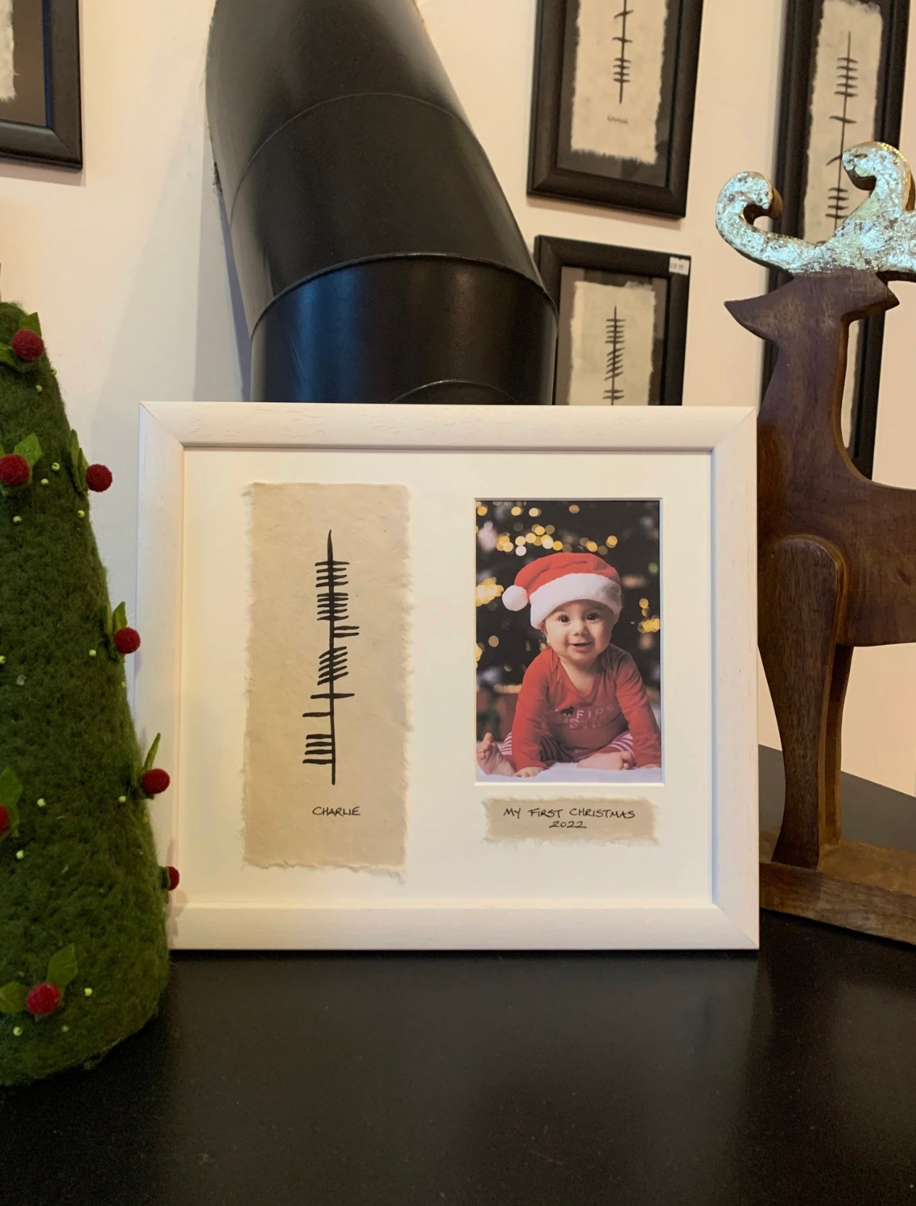 Babys First Christmas -ogham