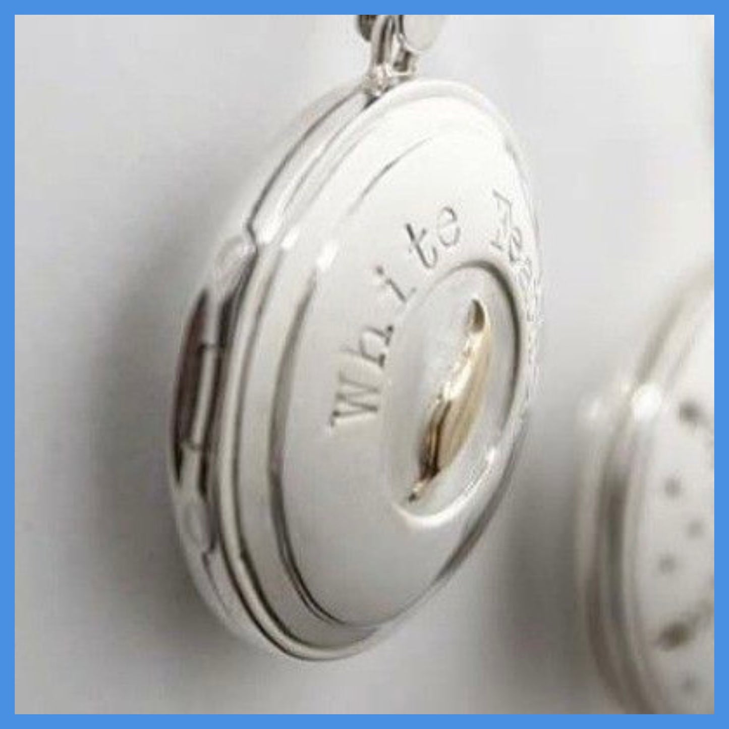 White Feather Locket