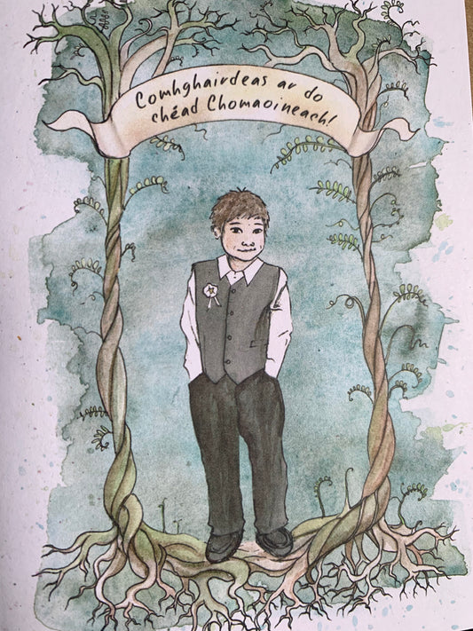Communion card Boy