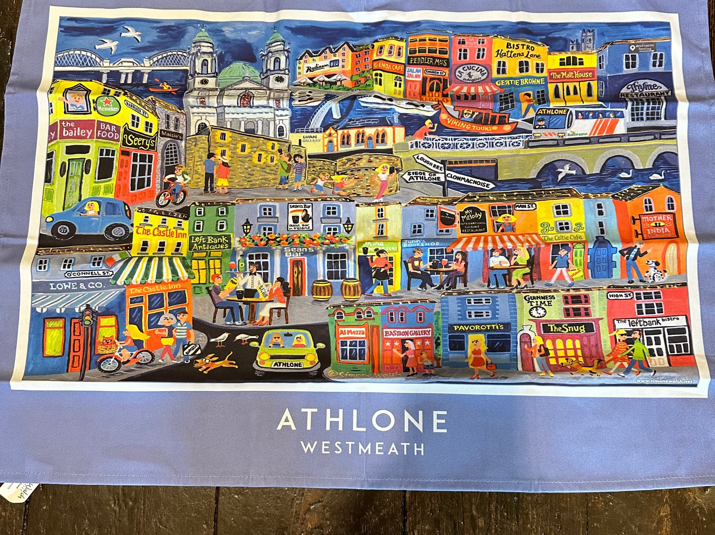 Athlone tea towel