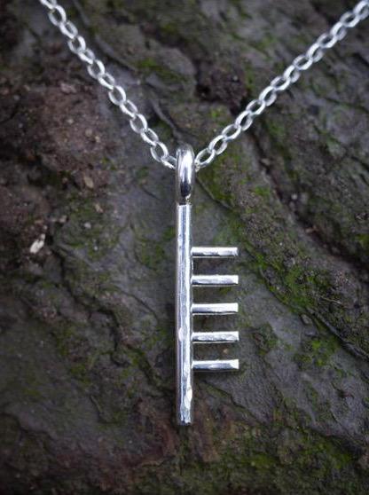 Personalised Ogham initial N