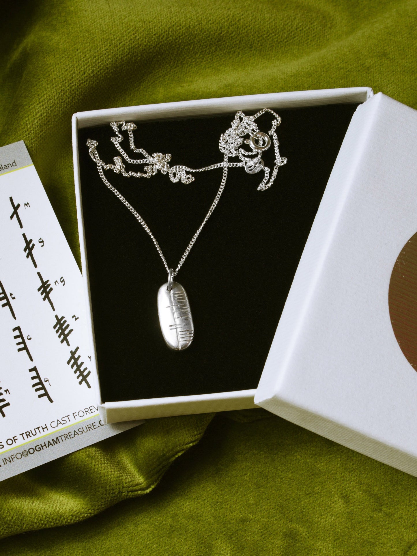 Happiness silver ingot in a box
