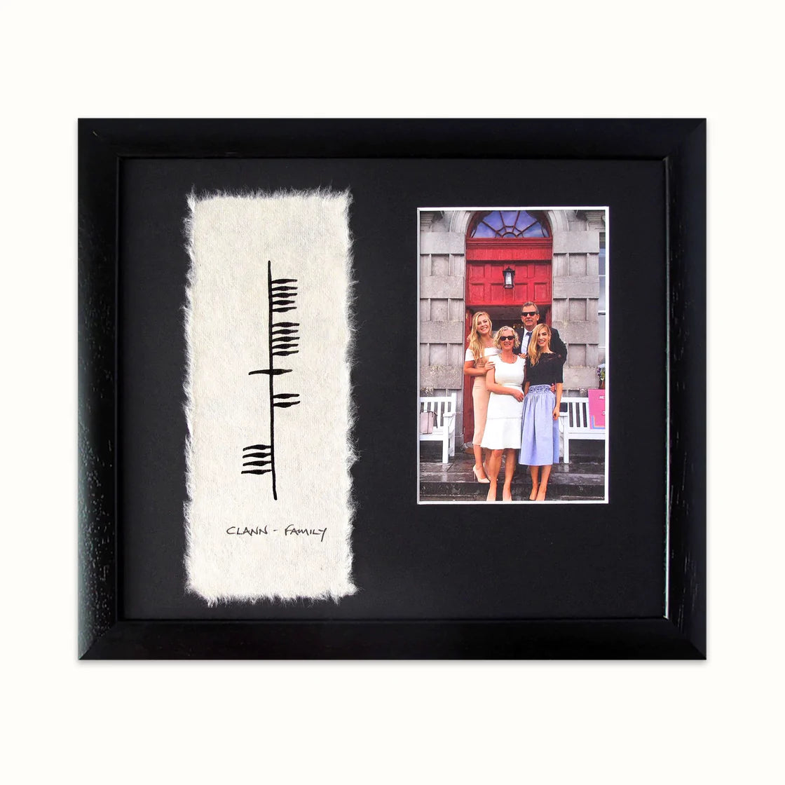 Family with photo