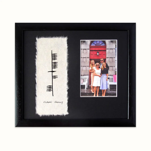 Family with photo