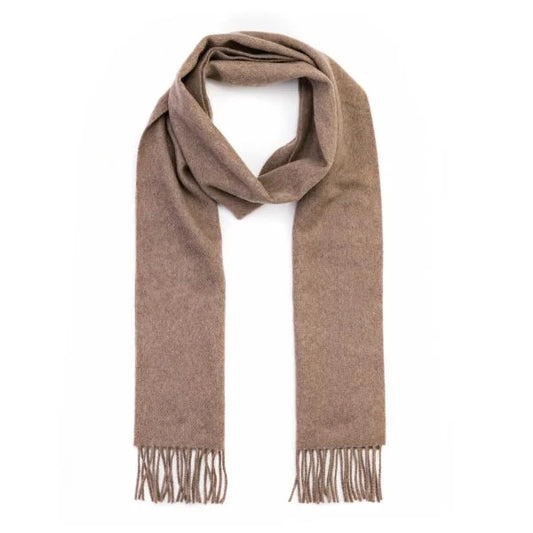 100% cashmere scarf -taupe