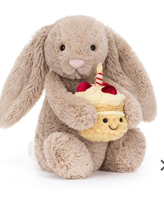 Bashful beige bunny birthday