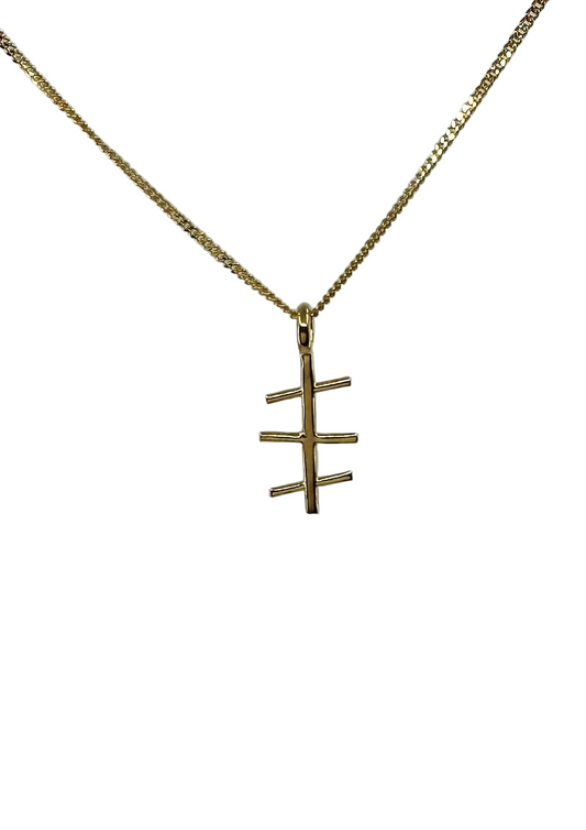 Mam necklace -gold vermeil