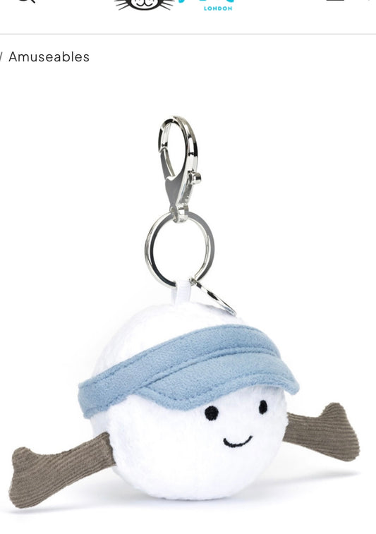 Amusable sports golf bag charm