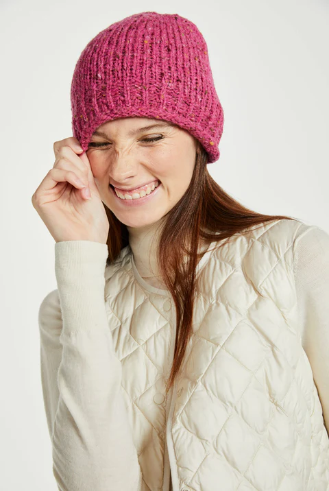 Woollen  beanie -pink