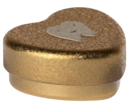 Tooth box. Small -gold