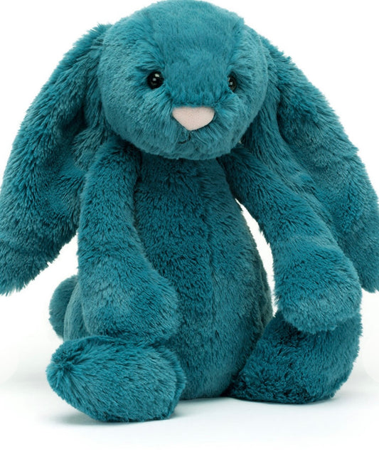 Bashful mineral blue bunny -medium