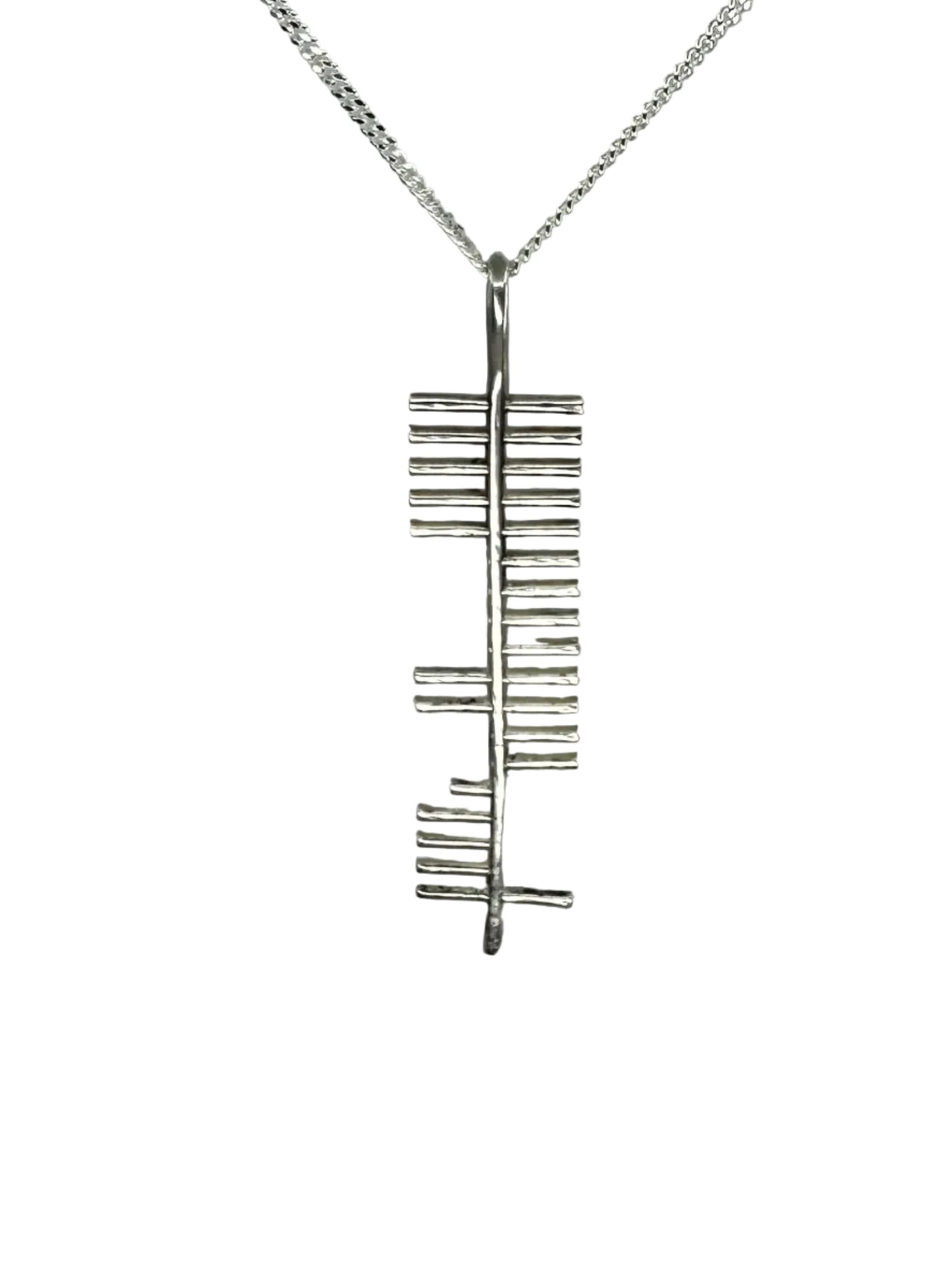 Athlone Ogham Treasure sculpted pendant