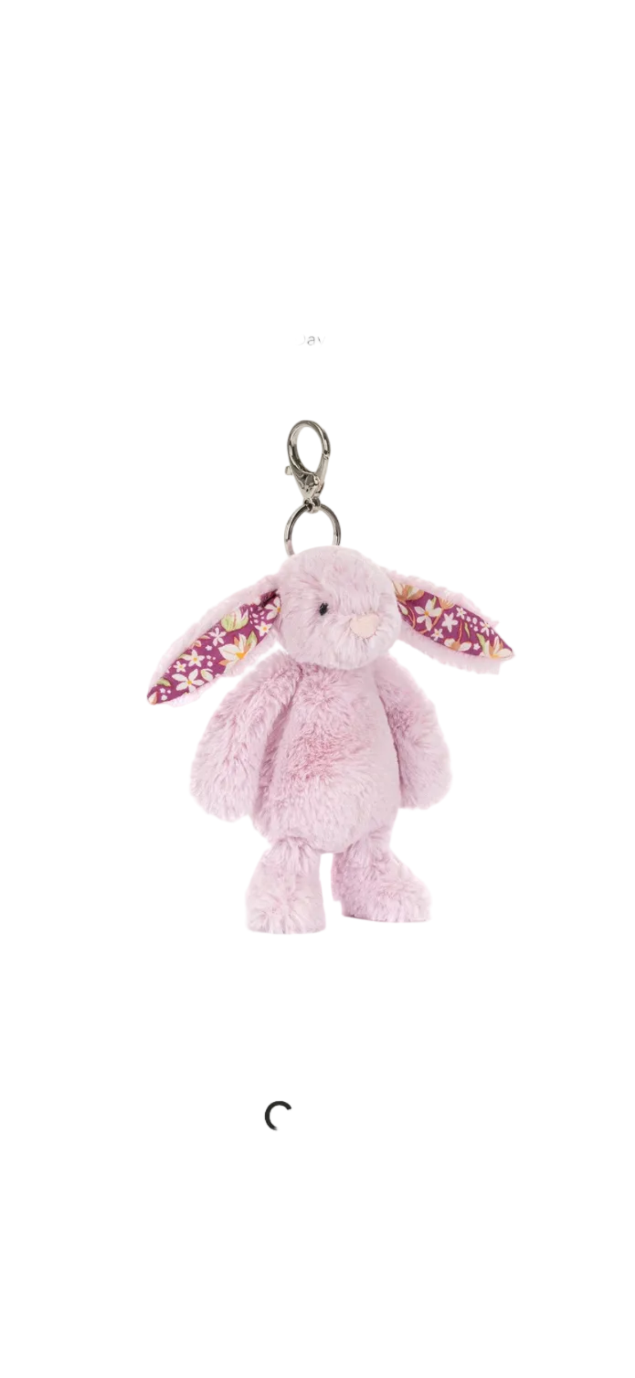 Thistlepop Blossom Bunny Bag Charm