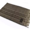 Undulating Twill throw- tobacco small