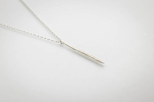 Síoda | Sterling Silver Long Drop Pendant