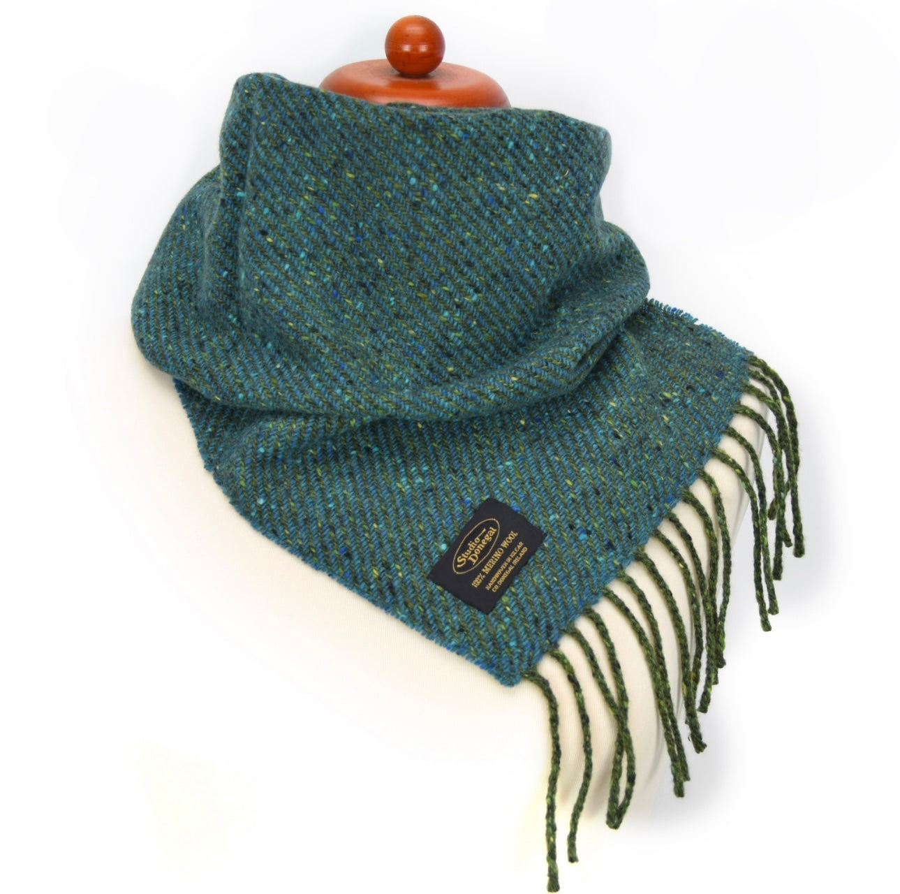 Studio Donegal Merino twill scarf