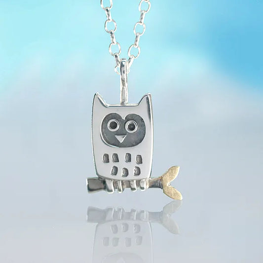 Little owl pendant