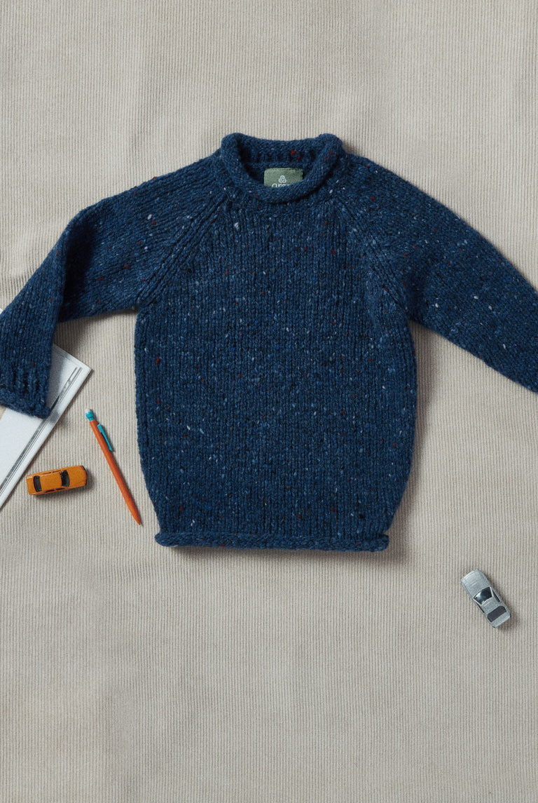 Child’s Irish wool sweater - saffron