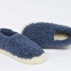 Pure wool slippers -Navy