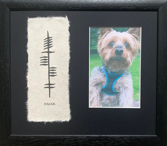 Personalised Pet name with Photo
