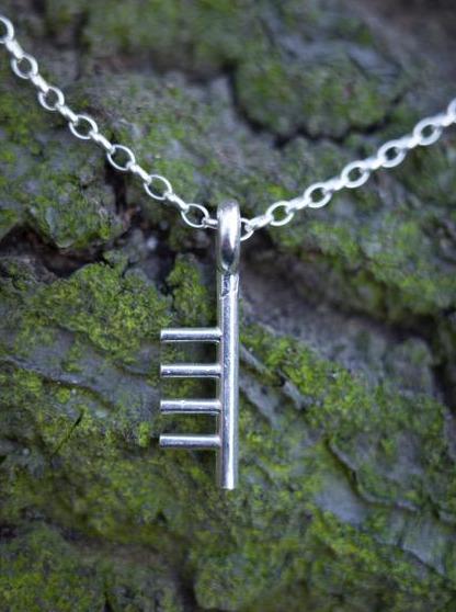 Personalised ogham Initial C/K