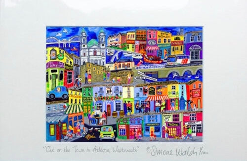 Framed Limited Edition Framed  Giclee Print  of Athlone