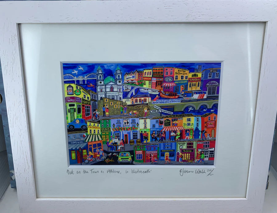 Framed Limited Edition Framed  Giclee Print  of Athlone