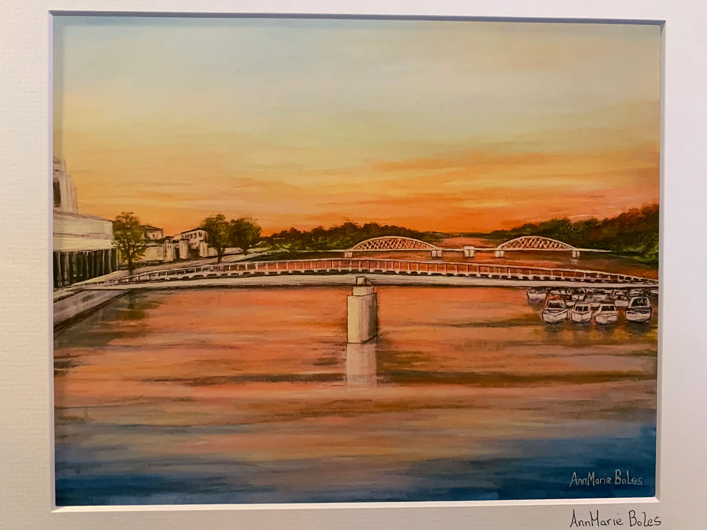 Digital print of new bridge Athlone