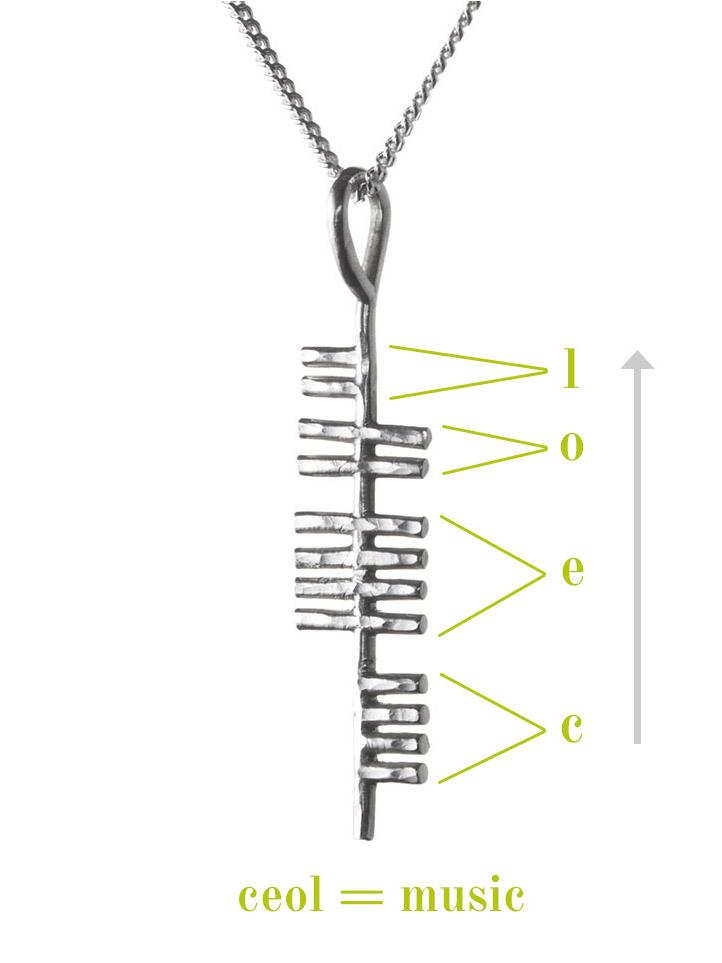 Music silver pendant explainer